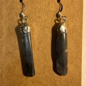 Handmade kyanite earrings